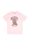 Basic Jersey Leopard Relaxed T-Shirt - Chalk Pink