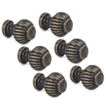 6x Antique Cabinet Knob Drawer Jewelry Box Cupboard Furniture Pull Handle Decor