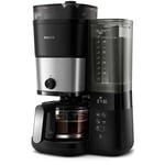 Philips Machine à café All-in-1 BrewFilter, noire (HD7900/01)