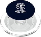 Aidez-moi à la caféine, vous êtes mon seul espoir ! Amoureux du café PopSockets PopGrip pour MagSafe