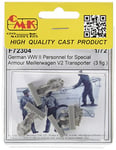 CMK F72304 – Figurines German WW2 Personnel for spacial Armour MEILLER Trolley v2 Transporter