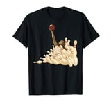 The Big Lebowski Bowling Pins Portrait T-Shirt