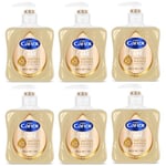 Carex Advanced Care Shea Butter Antibacterial Hand Wash Pack of 6, Hand Soap with 3X moisturisers* for beautifully soft hands. Antibacterial soap with an indulgent fragrance, 250ml. Packaging may vary