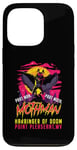 Coque pour iPhone 13 Pro Mothman Funny Cryptide Harbinger of Doom, mi-homme, mi-mois