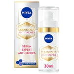 NIVEA Luminous 630 Sérum Correcteur (1 x 30 ml), soin visage anti taches pigmentaires au Thiamidol & Acide Hyaluronique, soin femme anti taches, crème hydratante visage