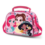 Disney, Sac Repas 3D Unisex Kids, Rose Princesses, One size