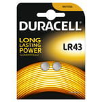 Duracell akku LR43 1,5V / 2B