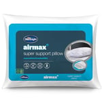 Silentnight Airmax Super Support Pillows, With Foam Core Breathable Cooling Cool Pillows, Hypoallergenic, White, 69 x 46 cm, Pack of 2