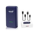 CarlinKit 4.0 Wireless CarPlay & Android Auto Adapter, Convert OEM Wired CarPlay to Wireless Android Auto&CarPlay, Plug & Play, Compatible with 600+ Car Models from 2017-2024(Dark Blue)