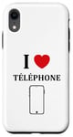 Coque pour iPhone XR Humour ado Téléphone portable i love Téléphone