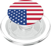 American Flag Upside Down US Protest Distress Signal PopSockets PopGrip for MagSafe