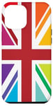 iPhone 12 Pro Max Rainbow Colors, United Kingdom The Union Jack Flag Case