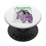 Kevin Smith Jay & Silent Bob Xmas Knight Vintage Lol Parody PopSockets Adhesive PopGrip