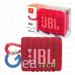 JBL Go 3 Speaker Bluetooth Waterproof IP67 Étui Haut-Parleur Portable Rouge