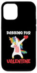 Coque pour iPhone 12/12 Pro Dabbing Unicorn Saint-Valentin Love