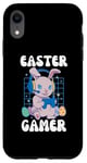 Coque pour iPhone XR Lapin de jeu de Pâques - Design de jeu de Pâques pour garçons et filles