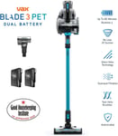 Vax ONEPWR Blade 3 PET Dual Battery Cordless Vacuum Cleaner - Blue