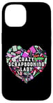 iPhone 14 Scrapbooking Heart Crazy Scrapbooking Lady Case