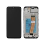 Ecran LCD & Vitre tactile Noir Assemblés Sur Châssis Pour Samsung Galaxy A02S (A025G) (Version G)