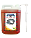 Pure Salmon Oil For Fish Dogs Cats 5 Litre Jerry + Pump Fresh Pet Karp Bait 5l
