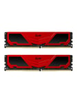 Team Group Team Elite Plus DDR4-2666 - 32GB - CL19 - Dual Channel (2 pcs) - Intel XMP - Rød