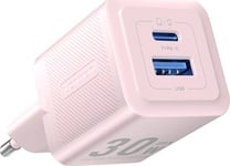 Power Charger, Vention, Feqp0-Eu, Usb-C, Usb- A, 30W/30W , Gan (Pink)