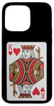 iPhone 15 Pro Max King Of Hearts Valentines Day Cool V-Day Couple Matching Case