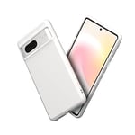 RhinoShield Coque Compatible avec [Pixel 7] | SolidSuit - Coque Fine avec Technologie d'absorption des Chocs et Finition Premium Matte - Blanc Classic