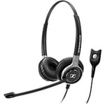 EPOS Headset Impact SC 660 Wired Stereo Over the Head Noise Cancelling USB with Microphone Black,Silver