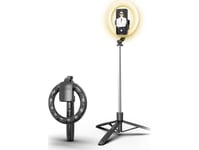 Usams Phone Holder With Led Tripod Lamp Black/Black Zb241zj01 (Us-Zb241)