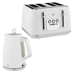 Swan Serenity Kettle & 4 Slice Toaster Kitchen Set (White)