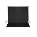 Kit complet studio photo + fond noir sans coutures 3x6 m photo vidéo studio professionnel Helloshop26 1802019/4