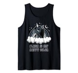 Unicorn Gothic Black is my happy color Tank Top