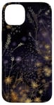 Coque pour iPhone 14 Plus Fleurs de minuit, noir, violet, humeur sombre, floral, esthétique