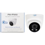 PNI IP505J POE 5MP Dome 2.8mm Outdoor White Video Surveillance Camera