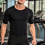 T-Shirt De Compression Pour Homme, Vêtement Amincissant, D'entraînement De La Taille, De La Posture, Du Ventre, De Contrôle Du Corps, De Musculation, Corsets