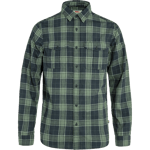 Fjellreven Övik Travel  LS M Skjorte Dark Navy- Patina Green, Str. S