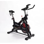TechFit Spinning Vélo d'appartement - Vélo de rotation magnétique stationnaire d'intérieur, entraînement par courroie silencieux, support pour iPad, Bluetooth (CHAMPION)