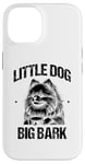 Coque pour iPhone 14 Little Dog Big Bark Poméraniens Chien Poméranien