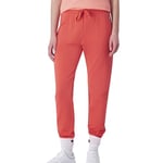 Champion Women's Legacy Icons W-Light Stretch Terry Rib Cuff Sweatpants, Coral Red, XL