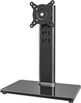 Single LCD Computer Monitor Free-Standing Desk Stand Riser for 13 Inch to 32 Inc