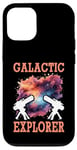 Coque pour iPhone 12/12 Pro Galactic Exploerer Astrophotography Astronomy Space Camera