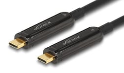 Delock Aktivt Optisk USB-C Video kabel - 4K/60 Hz - 10 m