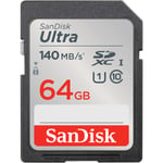 Minneskort SDXC Ultra 64GB 140MB/s