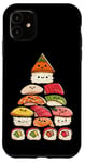 Coque pour iPhone 11 Anime Kawaii mignon pour les amateurs de sushi japonais