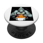 Cyberpunk Dîner de Cuisine Esthétique Gorilla (22#) Vintage PopSockets PopGrip Adhésif