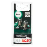 Bosch -T4W LED Retrofit lampes auto - 12 V 1 W BA9s - 2 ampoules