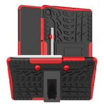 Samsung Galaxy Tab S6 Lite P610    Heavy Duty Case    Red