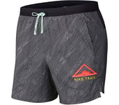 Nike FLX Stride 5 Trail Shorts Black/Black/Laser Crimson L