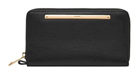 Fossil Portefeuille pour femme - Pochette zippée en cuir écologique Liza, SL7878G001 - 19,5 cm L x 2,5 cm l x 11,4 cm H